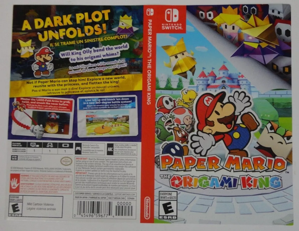 Mario best sale origami switch
