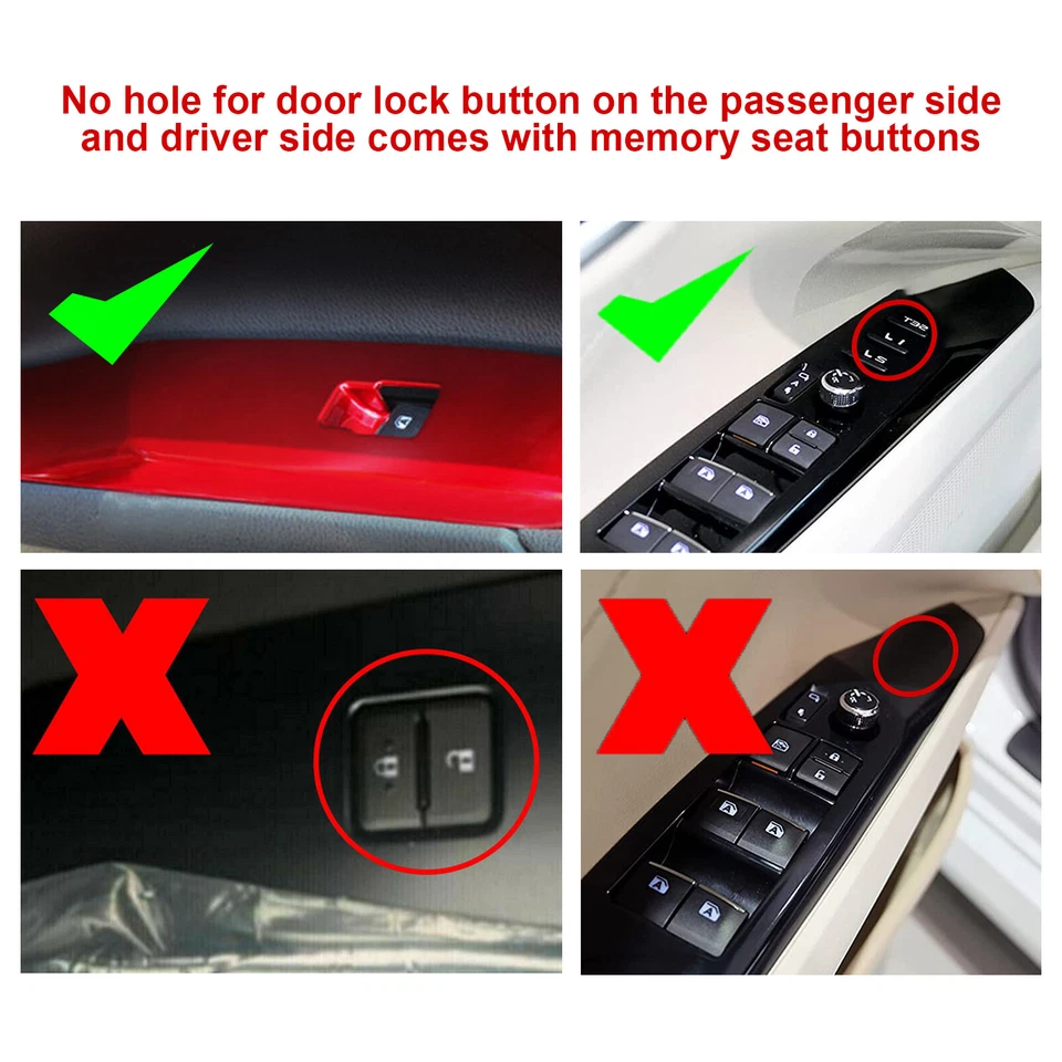 Cubierta superpuesta de consola central roja brillante interior para Toyota Camry 2018-2024 Foto 2 de 4