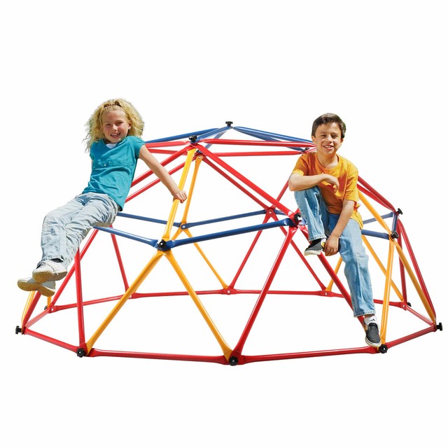geometric climbing frame