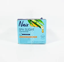 Nair SPA SUGAR All-Over Body Hair Remover Kit Strips + Sugar Wax + Spatula