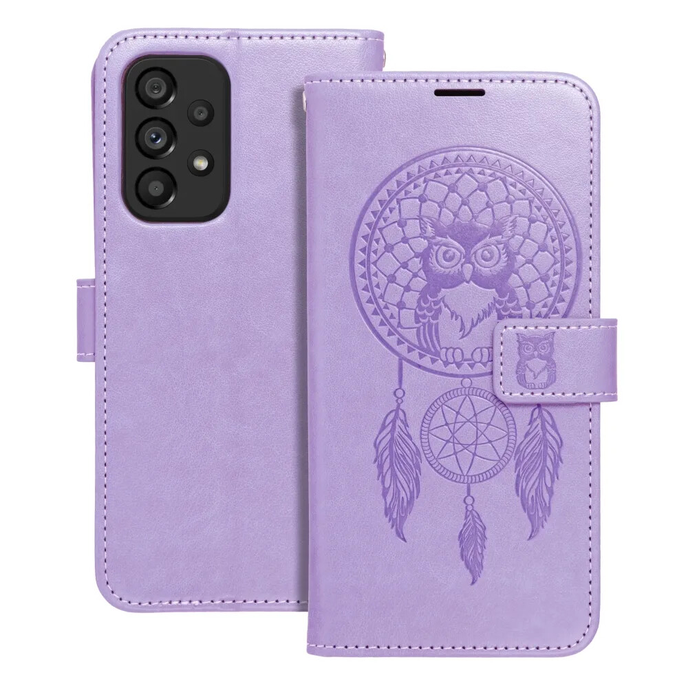 FÜR SAMSUNG GALAXY S20 FE – MUSTER BOOK Handy Tasche Hülle Traumfänger LILA