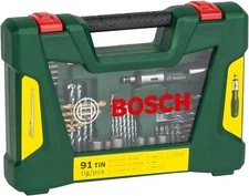 BOSCH TOOL ACCESSARY SET  (DRILL BIT SET)  91 PCS V91