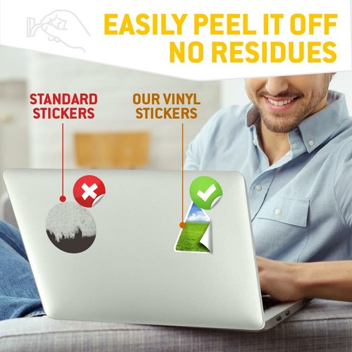 2 x Triangle Stickers 7.5cm - Green Grass Field Blue Sky Nature #21653 - Afbeelding 5 van 9