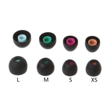 4 Pairs(XS/S/for M/L) Silicone Ear Pads Earphone Eartips Suit for 90% In-ear Ear