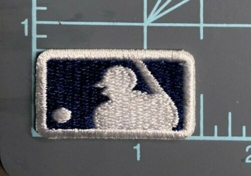 Major League Baseball Batterman Logo DIY Iron on Sew on Patches - Pack of 2 - Picture 4 of 10