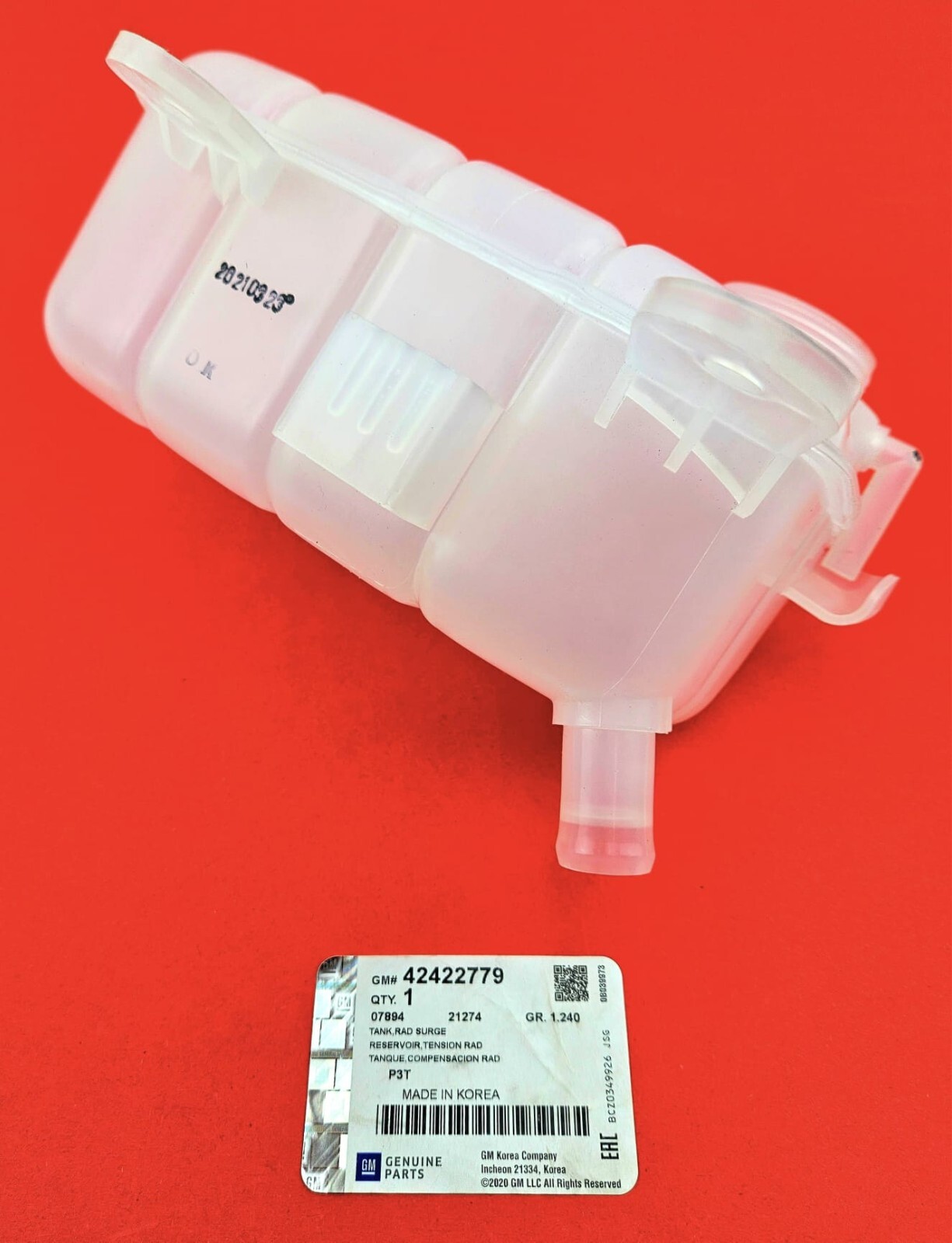 Original Vauxhall Expansion Tank Coolant Mocha, Mocha X 1.6CDTi