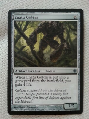 MTG - Enatu Golem - Rise of the Eldrazi - NM