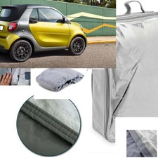 TELO COPRIAUTO TELATO FELPATO PER SMART FORTWO CABRIO W453 ANNO 2017 IMPERMEABIL