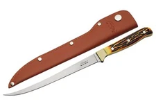 New Rite Edge Fillet Knife Imitation Stag Fixed Blade Knife 211560