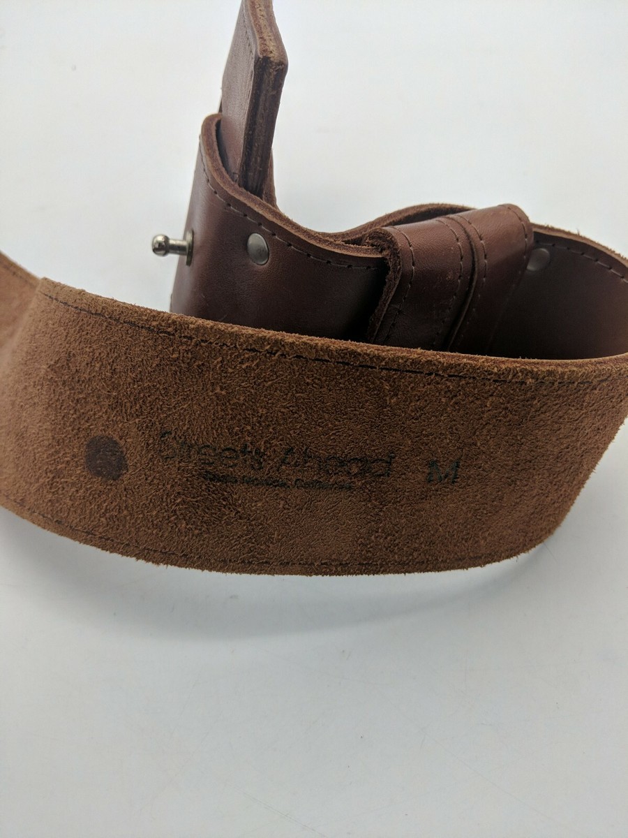 Streets Ahead genuine leather belt Size L Color Brown Streets Ahead Brown Leather Belt Medium | eBay main image 4