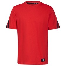 Adidas Sportswear Fi 3 Stripes Short Sleeve T-shirt - Red - H17248 - 2XL