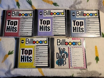 5 Lot CD's-Billboard Top Hits: 1976,77,79,80 & 1980 Top Dance Hits,various Art