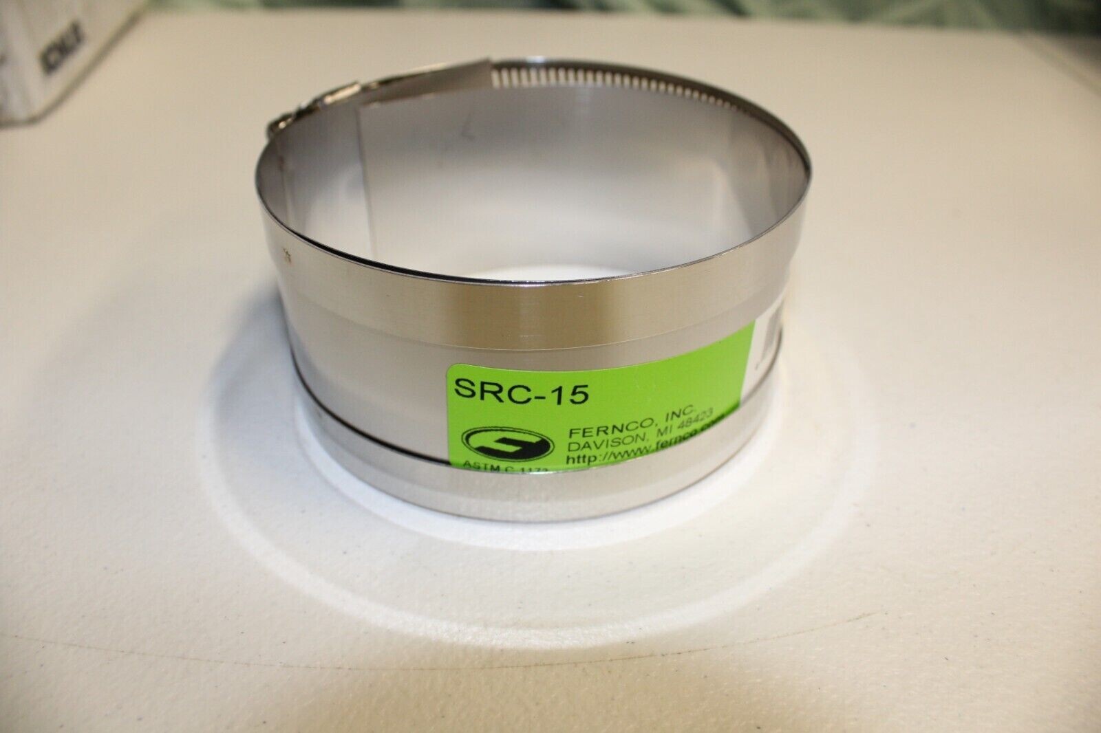 Box of 20 FERNCO SCR15 15" Stainless Steel Shear Ring 15X2.125X0.012