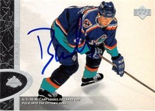 Bryan McCabe autographed Hockey Card New York Islanders, SC 1996 Upper Deck #99