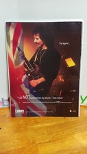 TONY IOMMI LANEY GUITAR AMPLIFIERS GUITAR PRINT AD 11 X 8.5   01199