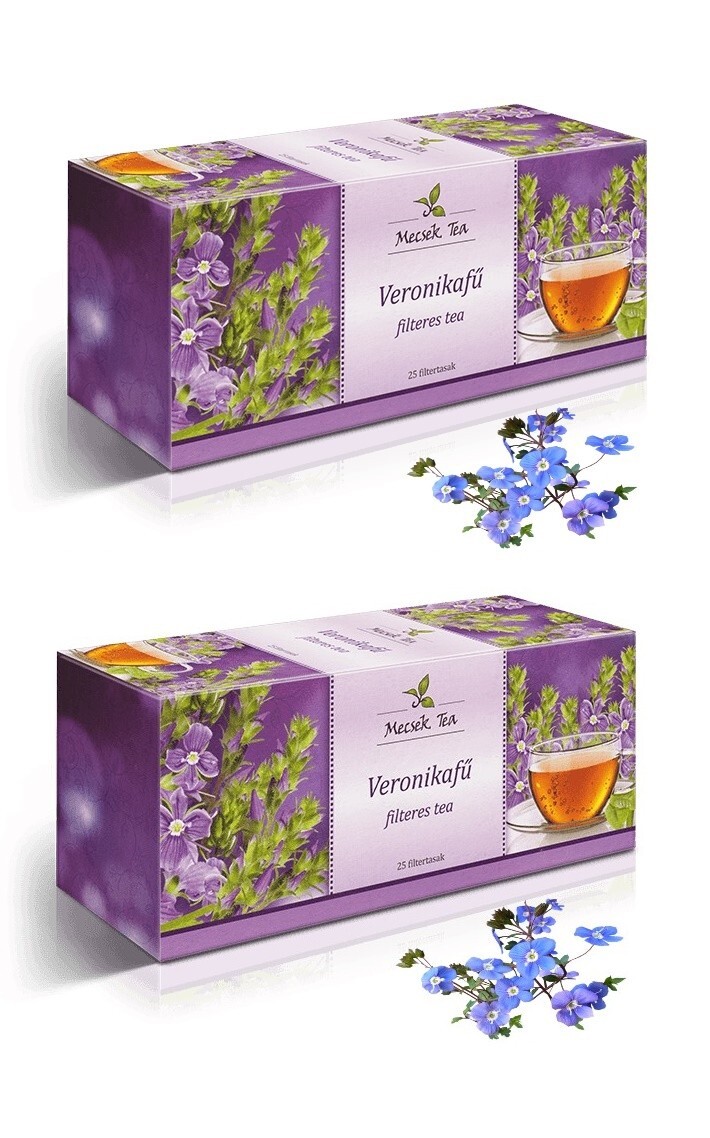 2 x Speedwell Veronica Premium Natural Herbal Tea Veronicae Herba 2 x 25 Teabags