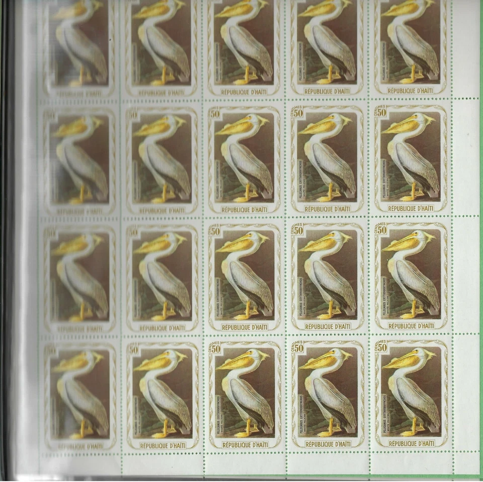 HAITI 1979 AUDUBON BIRDS OF AMERICA A SET OF 15 MINATURE SHEETS ON THE OCCASION - Image 3 of 4