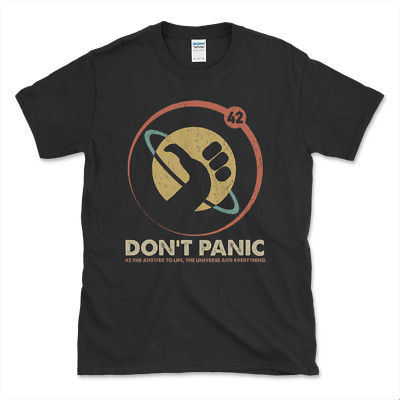 New Limited Don't Panic Funny Premium Great Gift Idea Tee T-Shirt