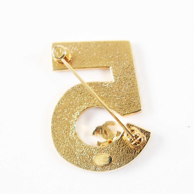 ちえぴー　CHANEL ココマーク ちえぴー CHANEL ココマーク CHANEL NO.5 COCO Mark Brooch pin Gold