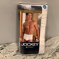 Vintage Jockey NOS 2006 3PK Y Front Fly White underwear Briefs XL 40-42