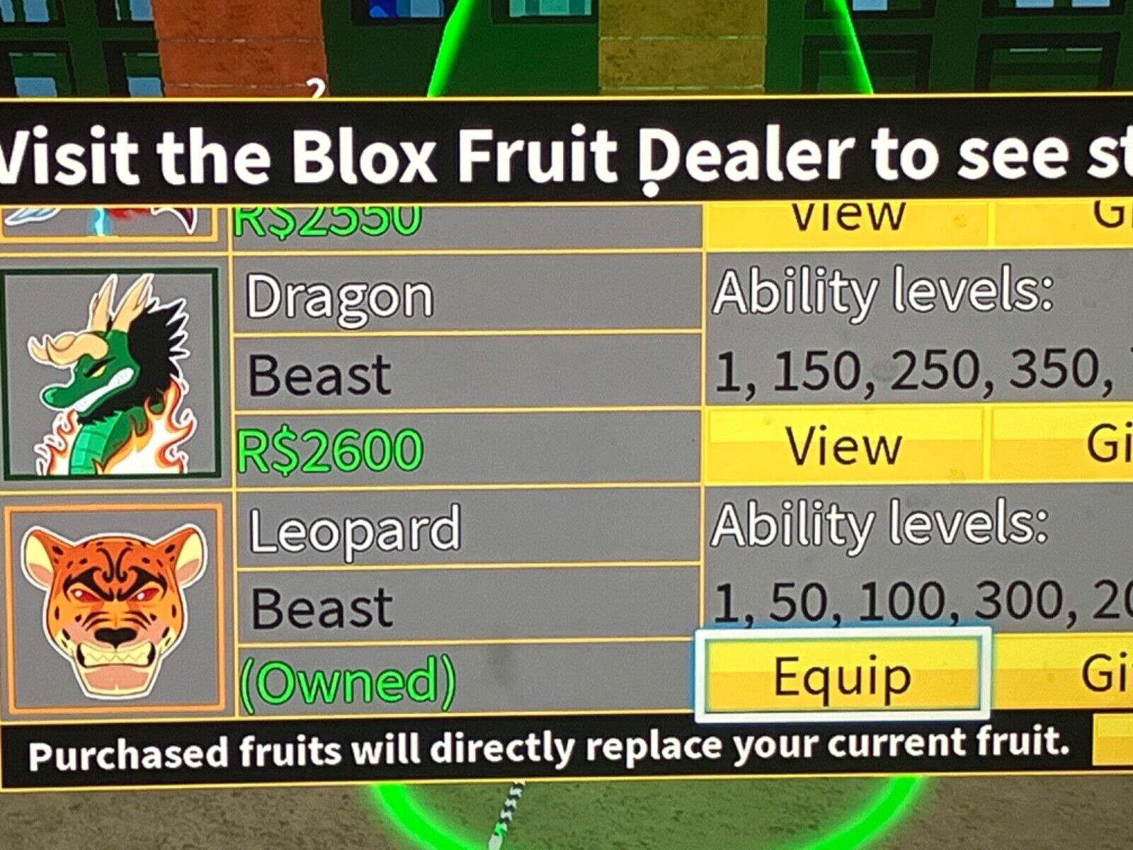 Permanent Blox Fruit & Non-Permanent Blox Fruit READ DESCRIPTION