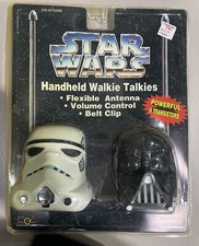 Star Wars Handheld Walkie Talkie Darth Vader  Stormtrooper 1994 SEALED