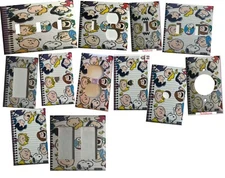 Peanuts Snoopy Charlie Notebook Light Switch Power wall Cover Plate Home decor
