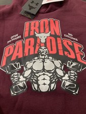 BOYS YOUTH Under Armour Project Rock Iron Paradise Fleece Hoodie XL YXL NWT