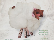 *VACACIONES*1983 Sunset JIFFY BAA-BAA OVEJA KIT DE ADORNO 3D #142 NANCY ROSSI