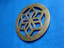 Messing Untersetzer Topfuntersetzer Vintage Retro, MASSIV MESSING