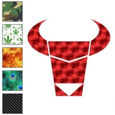 Bull Head Art, Vinyl Decal Sticker, 40 Patterns  3 Sizes, 1296