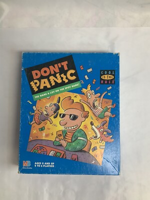 1990 Don t Panic Game Milton Bradley 