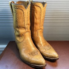 VTG  50 s Durango Men s 10D Tan Leather Style...