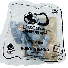 2020 Discovery Mindblown Twirl Bot  5 Mcdonalds Happy Meal Toy Robot Giratorio