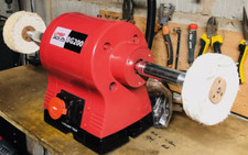550w Cricket Bat Bench Polisher Buffing  Polishing Machine for Wood Restoration
