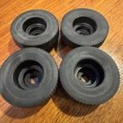 TECHNICS SL-QD33 ORIGINAL TURNTABLE RUBBER FEET (4) - EXCELLENT CONDITION