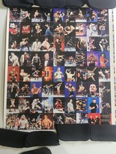 1998 Wwf Wwe Attitude Era Superstarz Comic Images Uncut Trading Card Sheet Rock