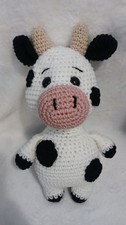 Crocheted Cow Plushie