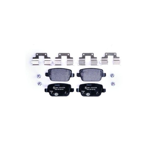 Plaquettes de frein Hella pour remplacer l'usure sur Ford Focus et Volvo V40