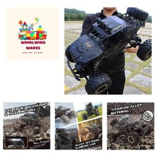 RC Cars Remote Control Car 1:12 Off Road Truck, Metal Shell LED Headlights Of...