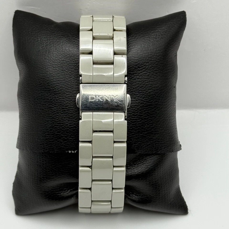 Reloj DKNY Cerámica Cronógrafo Cuarzo Esfera Fecha 38mm NY-8506 Pulsera Unisex Foto 3 de 4
