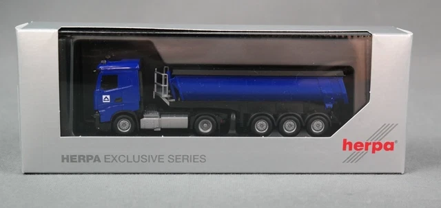 HERPA - IVECo S-Way ND 4x2 con cassone a 3 assi HOCH TIEF - 1/87 - HER960052 - Immagine 2 di 2
