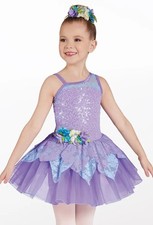 Dance Pre-Owned Costume Medium Child Purple Weissman 12598 Ballet Pointe Lyrical
