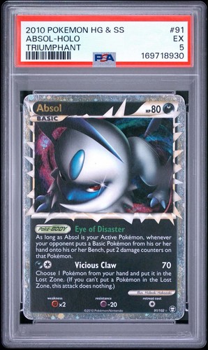 Absol graded PSA 5 for sale on eBay