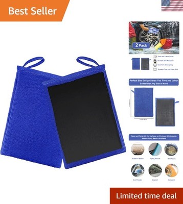 Clay Mitts 2-Pack: Ultimate Microfiber Car Cleaning & Detailing Solution