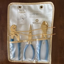 Chrysler Master Technician 3-piece Adjustable Pliers Set Goldblue Handles
