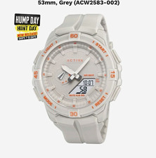Activa X Invicta Digital Essentials Men's Quartz Analog-Digital LCD 53mm Gray