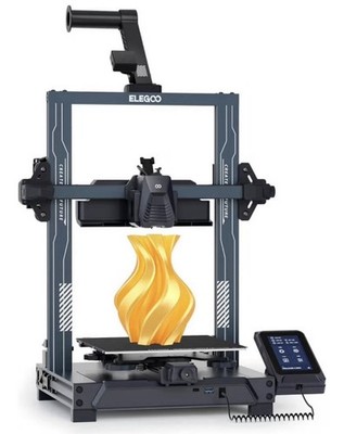 ELEGOO Neptune 3 Pro 3D Printer, Removable Screen, Auto Leveling, Dual-Gear Ext 