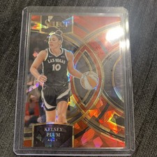 2024 Panini Select WNBA Kelsey Plum Red Ice Prizm Premier #105