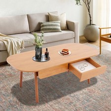 Modern Coffee Table with Storage Drawer